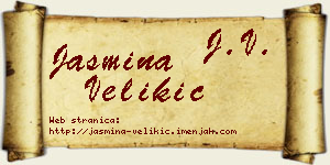 Jasmina Velikić vizit kartica